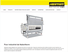 Tablet Screenshot of nabertherm-four.com